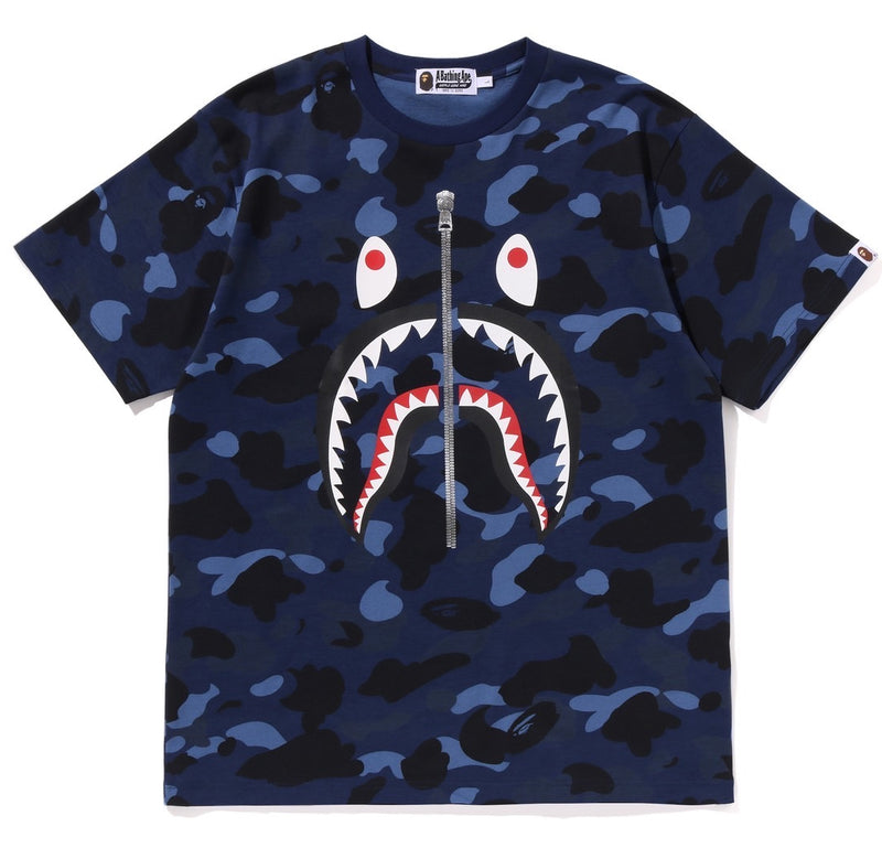 A BATHING APE COLOR CAMO SHARK TEE
