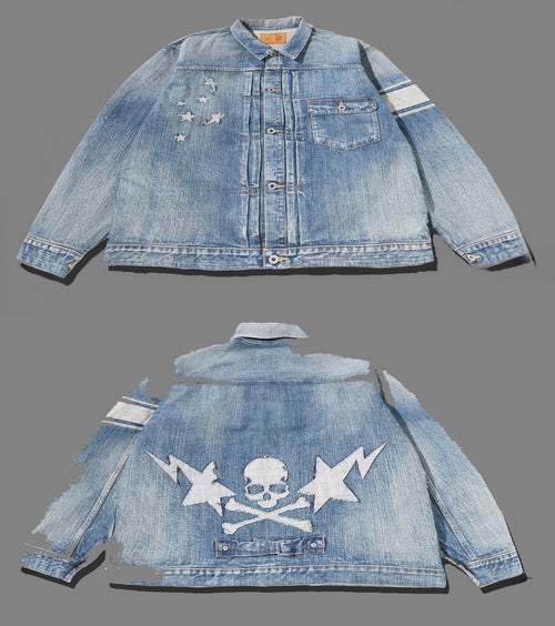 A BATHING APE BAPE x mastermind JAPAN DENIM JACKET