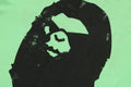 A BATHING APE BAPE x SAINT MXXXXXX MAD FACE HANDPRINTING TEE