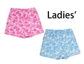 A BATHING APE Ladies' BABY LISA ABC CAMO SWEAT SHORTS