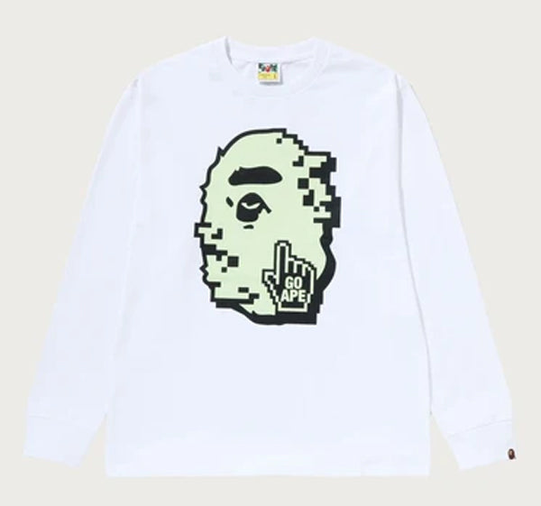 BIG GO APE POINTER GLOW IN THE DARK PRINT TEE BAPEC ONLINE EXCLUSIVE