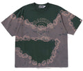 A BATHING APE HAND DYE COLLEGE RELAXED FIT TEE