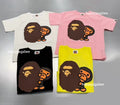 A BATHING APE BAPE KIDS APE HEAD & BABY MILO TEE