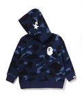 A BATHING APE BAPE KIDS COLOR CAMO APE HEAD RELAXED FIT PULLOVER HOODIE