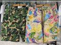 A BATHING APE BAPE ART CAMO SWEAT SHORTS