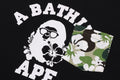 A BATHING APE ABC RESORT CAMO POCKET COLLEGE TEE