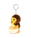 A BATHING APE BABY MILO STORE BABY MILO PANCAKE PLUSH DOLL KEYCHAIN