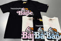 A BATHING APE Ladies' PASTEL COLOR CAMO SHARK MILO ON BAPE TEE - happyjagabee store