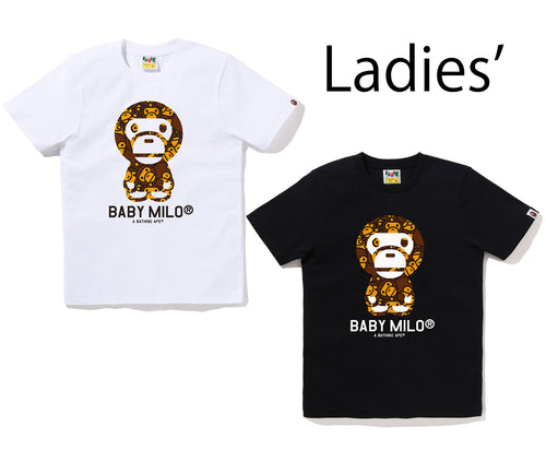 A BATHING APE Ladies' ALL BABY MILO BABY MILO TEE