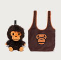 A BATHING APE BAPE KIDS BABY MILO PLUSH DOLL ECO BAG