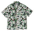 A BATHING APE ABC RESORT CAMO OPEN COLLAR SS SHIRT