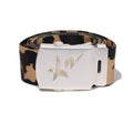 A BATHING APE 1ST CAMO STA GI BELT