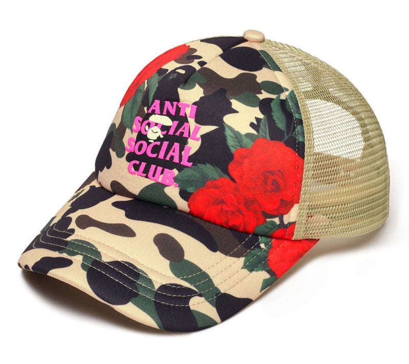 A BATHING APE BAPE x ASSC Anti Social Social Club MESH CAP