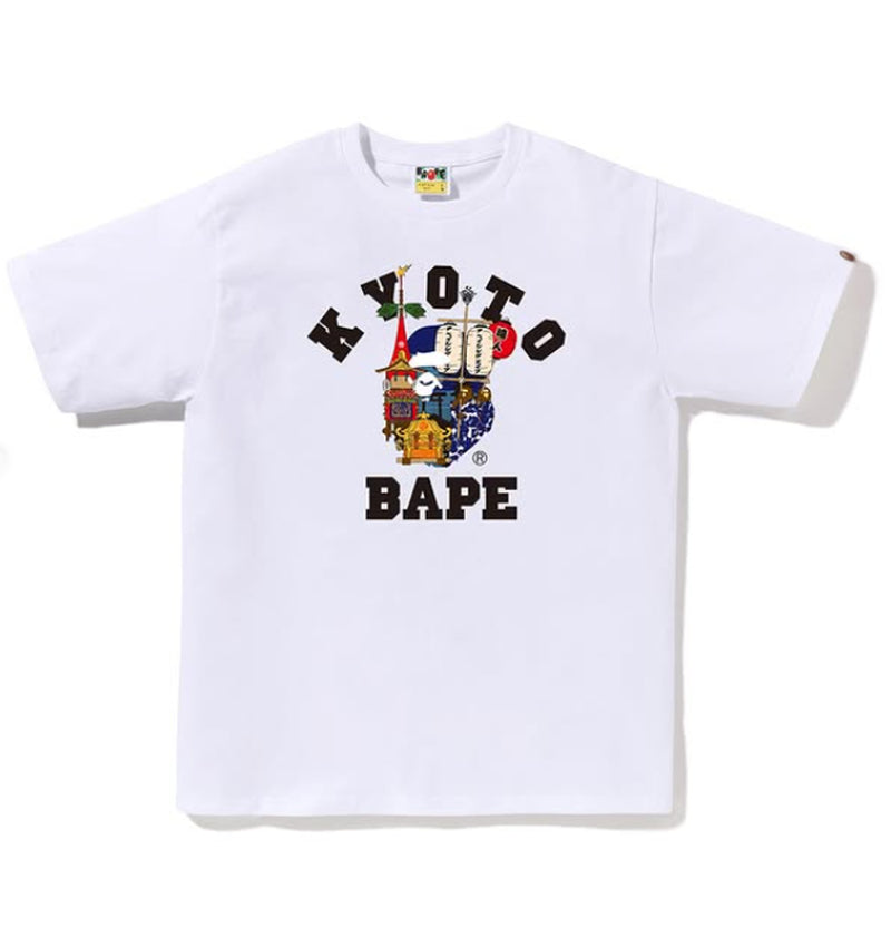 A BATHING APE KYOTO FESTIVAL COLLEGE TEE ( KYOTO LIMITED )