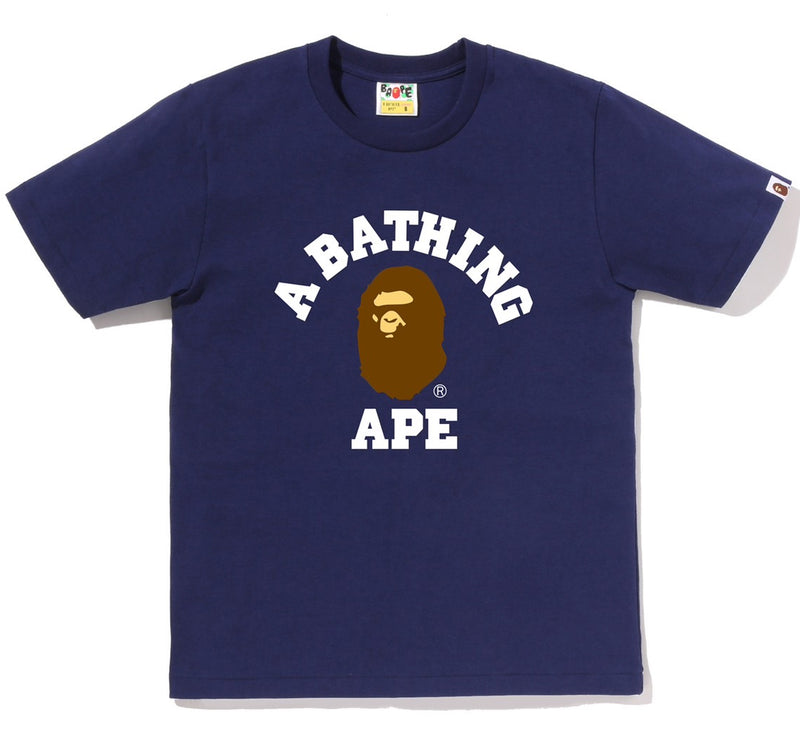 A BATHING APE Ladies' COLLEGE TEE