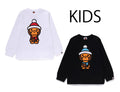 A BATHING APE BAPE KIDS BABY MILO WINTER BOA L/S TEE