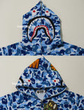 A BATHING APE ABC CAMO SHARK FULL ZIP HOODIE - happyjagabee store