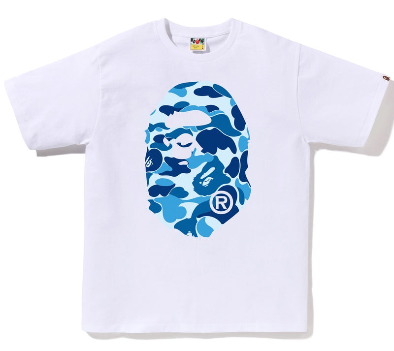 A BATHING APE ABC CAMO BIG APE HEAD TEE