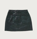 A BATHING APE Ladies' CROC PATTERN A BATHING APE LEATHER SKIRT