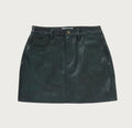 A BATHING APE Ladies' CROC PATTERN A BATHING APE LEATHER SKIRT