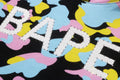 A BATHING APE Ladies' NEW MULTI CAMO LOGO OVERSIZED PULLOVER HOODIE