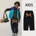 A BATHING APE BAPE KIDS MILO FACE 10 OZ DENIM PANTS