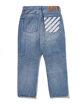 A BATHING APE MILO FACE 13 OZ DENIM PANTS