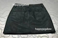 A BATHING APE Ladies' CROC PATTERN A BATHING APE LEATHER SKIRT