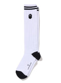 A BATHING APE Ladies' COLLEGE LONG SOCKS - happyjagabee store