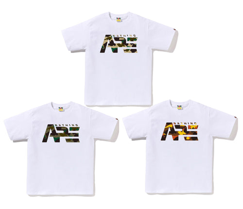 A BATHING APE 1ST CAMO TACTICAL LOGO TEE