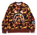 A BATHING APE 1ST CAMO SHARK CREWNECK SWEAT