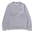 A BATHING APE ONE POINT CREWNECK SWEAT SHIRT