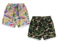 A BATHING APE BAPE ART CAMO SWEAT SHORTS