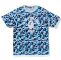 A BATHING APE ABC CAMO COLLEGE TEE