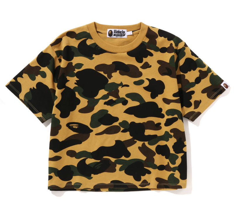 A BATHING APE Ladies' 1ST CAMO MINI TEE
