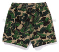 A BATHING APE BAPE ART CAMO SWEAT SHORTS