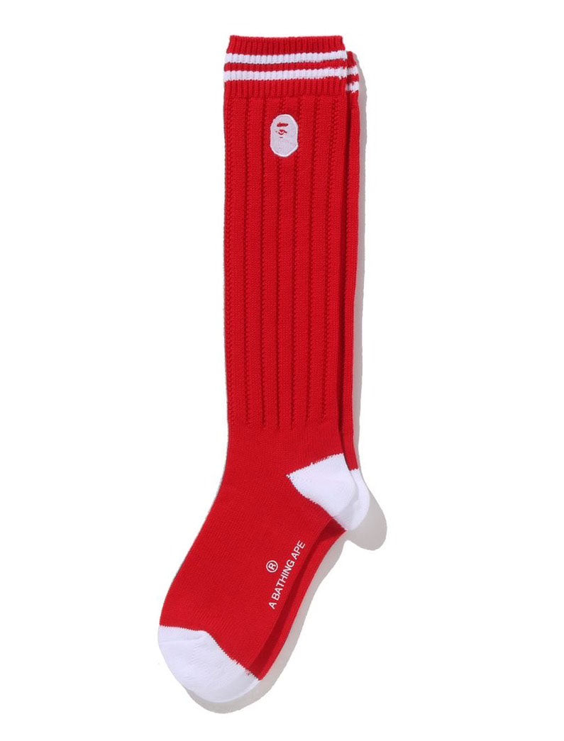 A BATHING APE Ladies' COLLEGE LONG SOCKS - happyjagabee store
