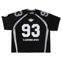 A BATHING APE LINE CAMO JACQUARD RELAXED FIT FOOTBALL JERSEY