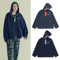 A BATHING APE BAPE BY KAZUKI KURAISHI SHARK FLEECE HALF ZIP PULLOVER HOODIE