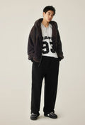 A BATHING APE LINE CAMO JACQUARD RELAXED FIT FOOTBALL JERSEY