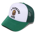 A BATHING APE COLLEGE MESH CAP