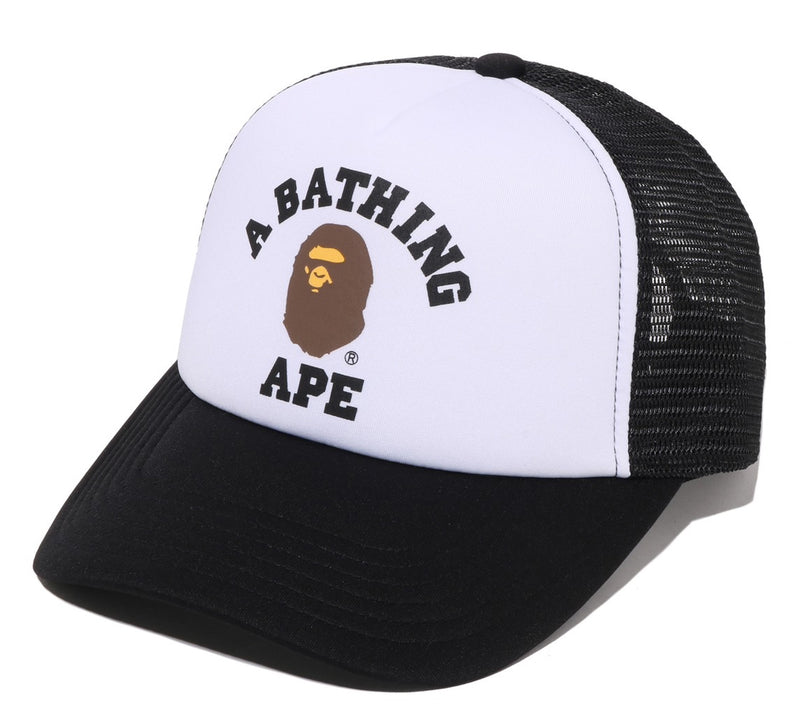 A BATHING APE COLLEGE MESH CAP
