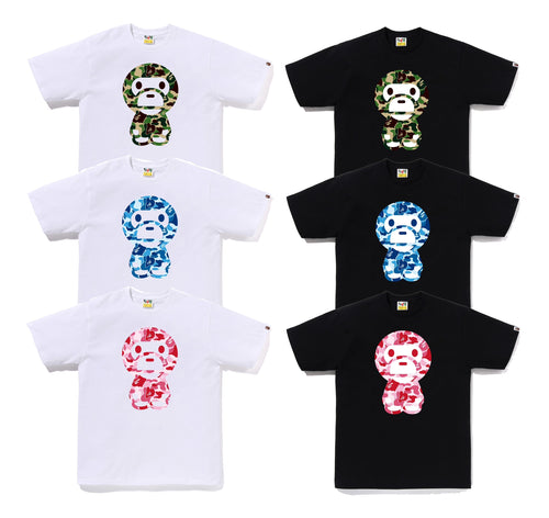 A BATHING APE ABC CAMO BIG BABY MILO TEE
