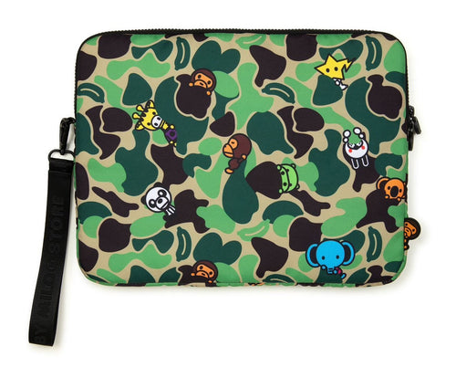 A BATHING APE BABY MILO STORE NEW ABC MILO ALL FRIENDS LAPTOP BAG