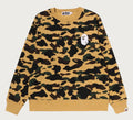 A BATHING APE 1ST CAMO APE HEAD CREWNECK SWEAT SHIRT