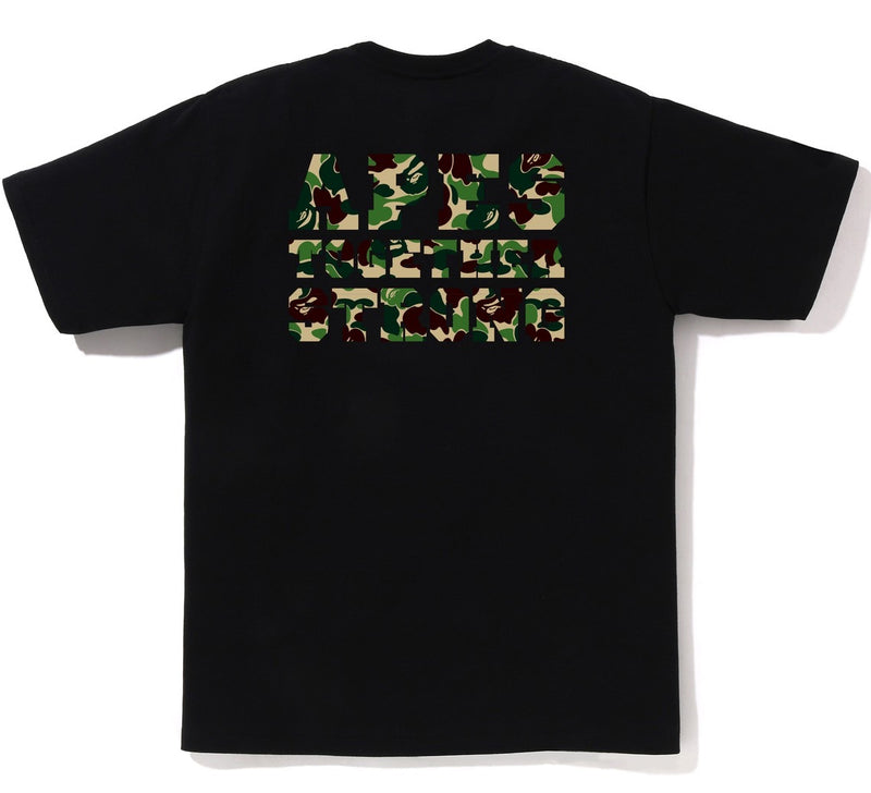 A BATHING APE ABC CAMO COLLEGE ATS TEE