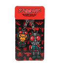 A BATHING APE BAPE x SHIN KAMEN RIDER BABY MILO RUBBER KEYCHAIN