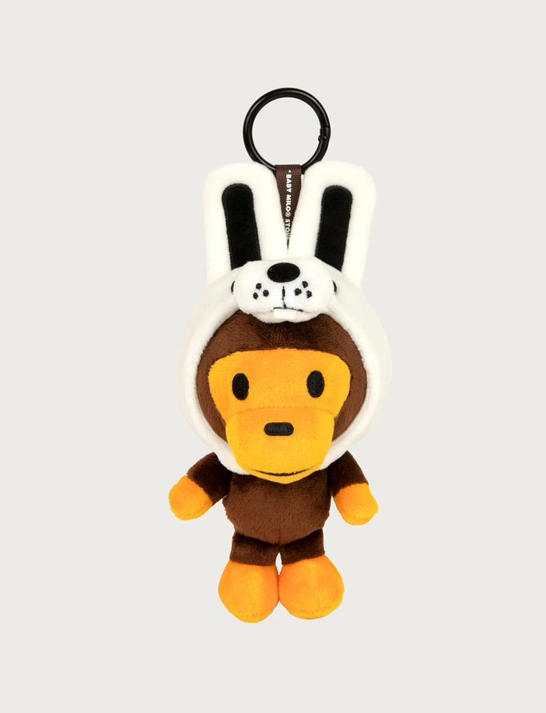 A BATHING APE BABY MILO STORE BABY MILO DOPPY PLUSH DOLL KEYCHAIN 15CM