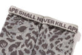 A BATHING APE WILD LEOPARD PATTERN SOCKS