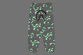 A BATHING APE CITY CAMO SHARK RELAXED FIT SWEAT PANTS